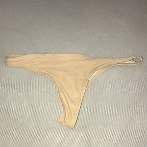 Nude thong bottoms